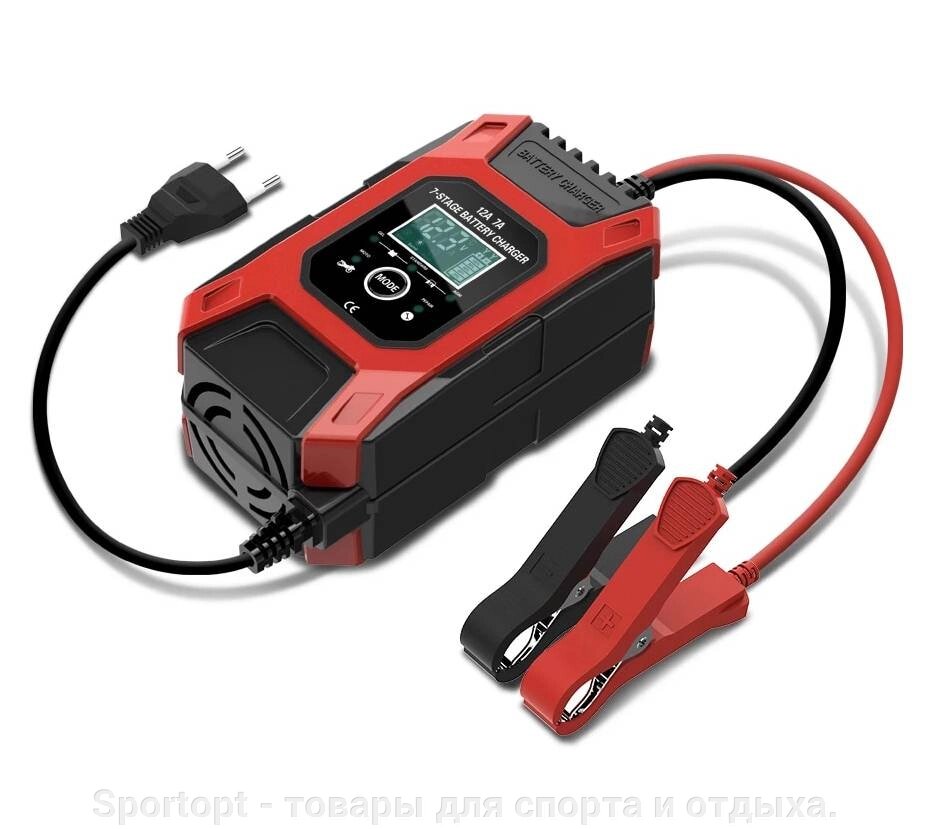 Автомобільний зарядний пристрій Foxsur FBC1207D 12V 7A (1072) від компанії Sportopt - товари для спорту і відпочинку. - фото 1