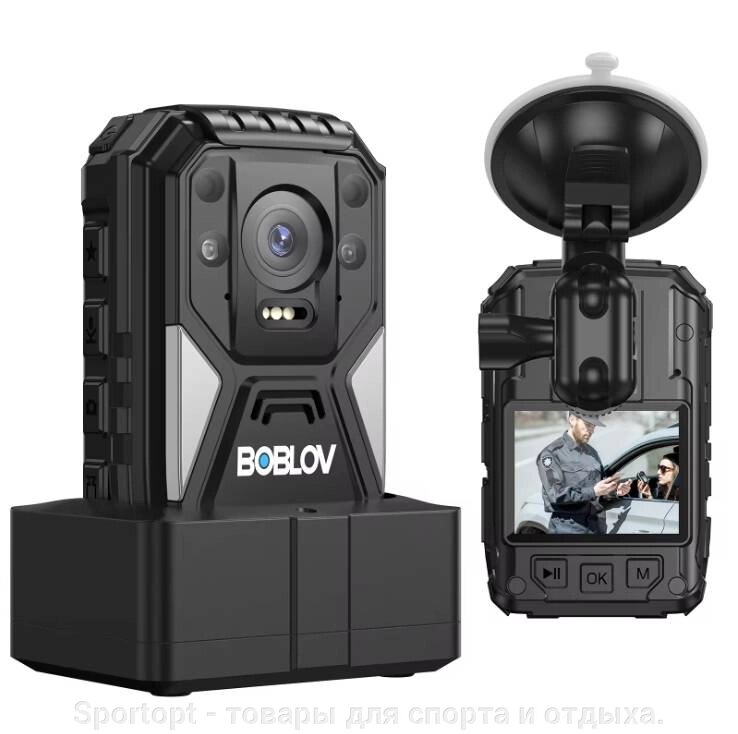 Боді камера BOBLOV B4K4, GPS, 128GB (1253) від компанії Sportopt - товари для спорту і відпочинку. - фото 1