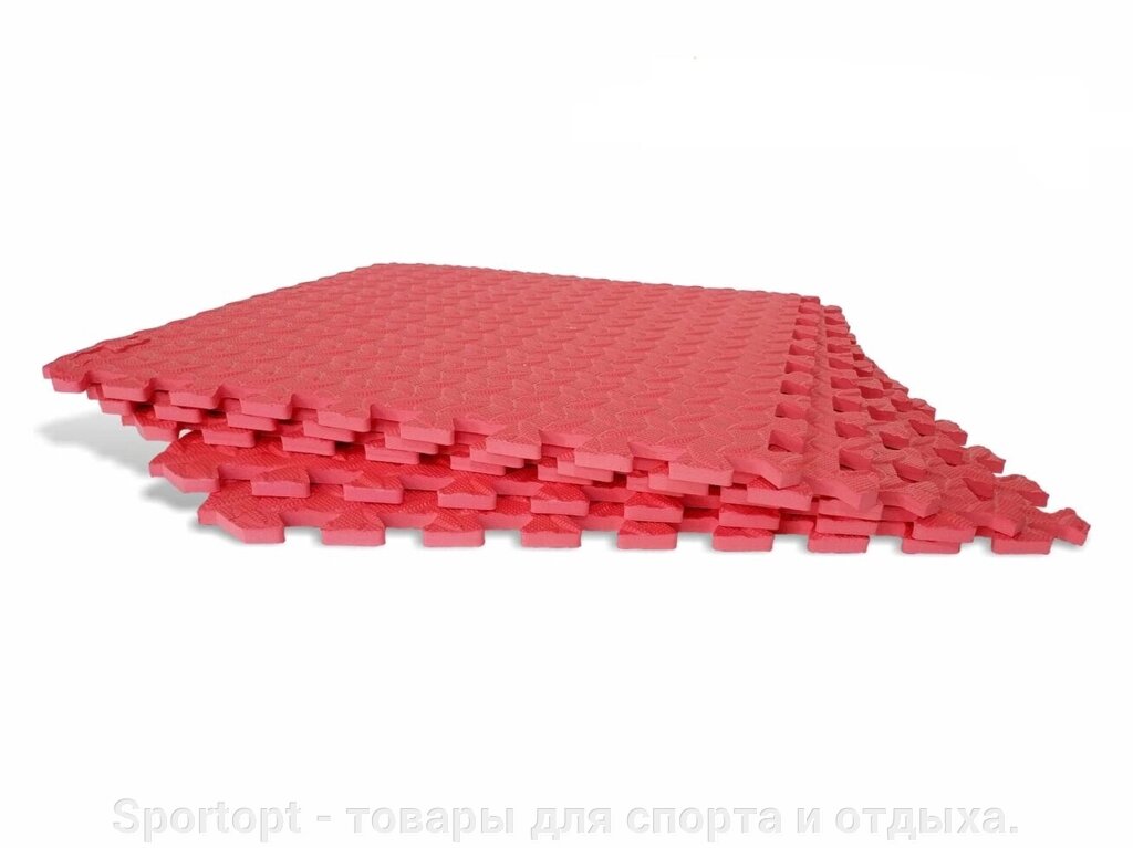 Килимок-пазл EVA Старт 50х50х1см червоний від компанії Sportopt - товари для спорту і відпочинку. - фото 1
