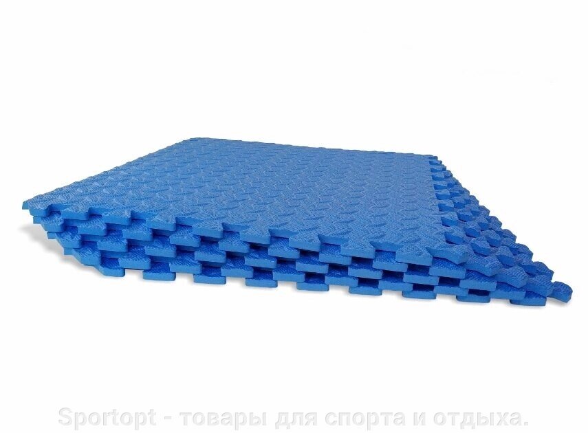 Килимок-пазл EVA Старт 50х50х1см синій від компанії Sportopt - товари для спорту і відпочинку. - фото 1