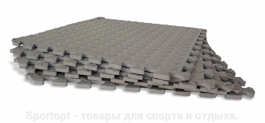 Килимок-пазл EVA Старт 50х50х1см сірий від компанії Sportopt - товари для спорту і відпочинку. - фото 1