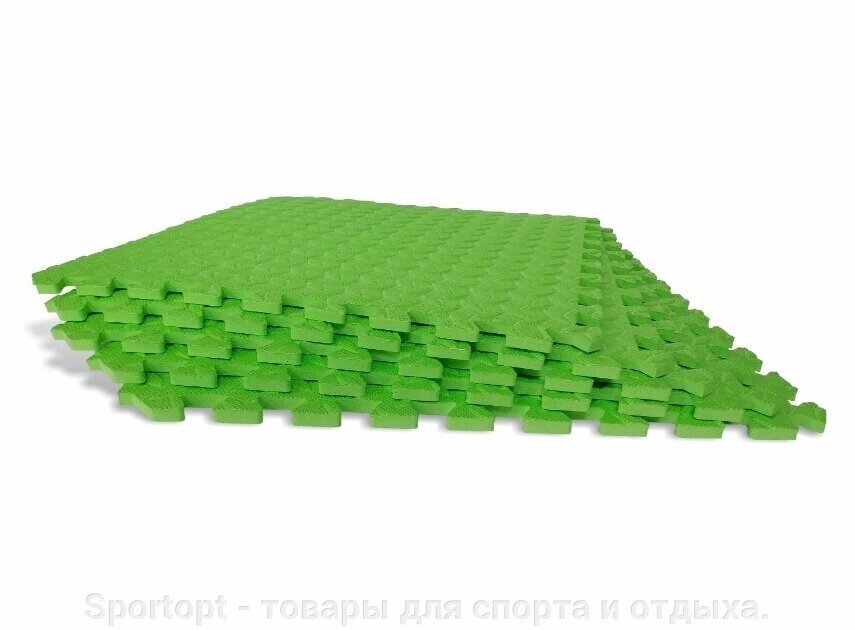 Килимок-пазл EVA Старт 50х50х1см зелений від компанії Sportopt - товари для спорту і відпочинку. - фото 1