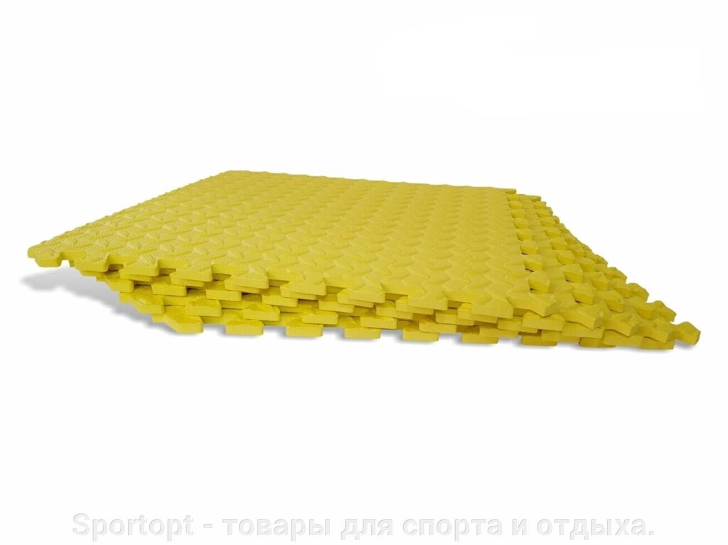 Килимок-пазл EVA Старт 50х50х1см жовтий від компанії Sportopt - товари для спорту і відпочинку. - фото 1