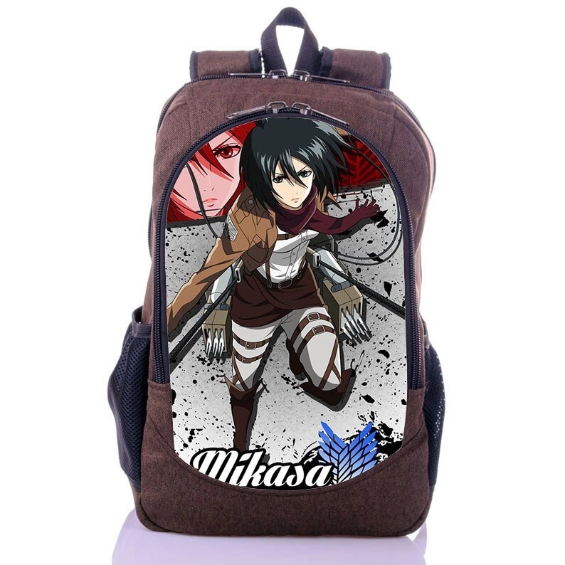 Рюкзак с принтом аниме Микаса Аккерман Атака Титанов (backpack099) ##от компании## Интернет-магазин «Game Cards» - ##фото## 1