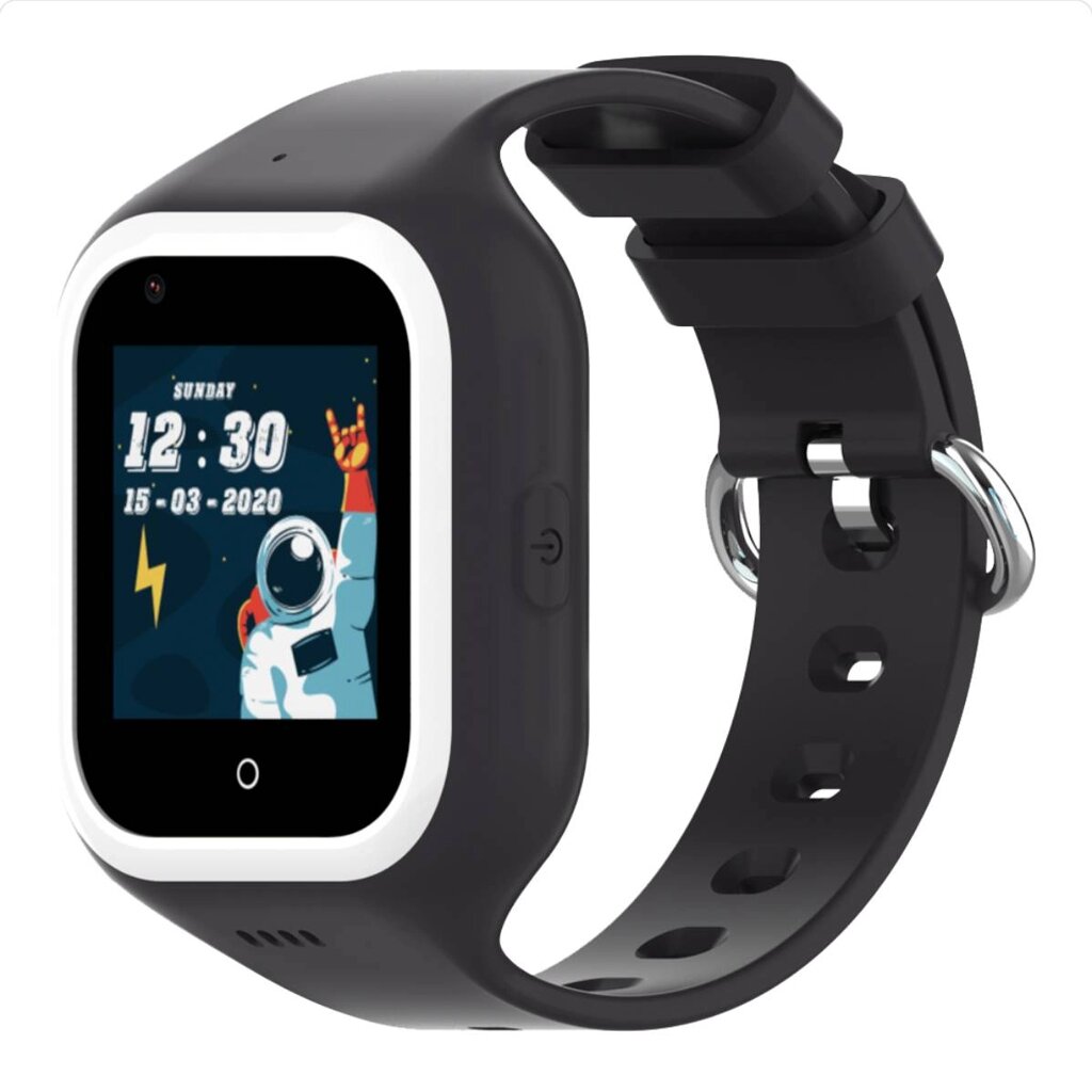Дитячі розумні GPS годинник Wonlex KT21 Black з відеодзвінком (SBWKT21B) від компанії Придбай - фото 1