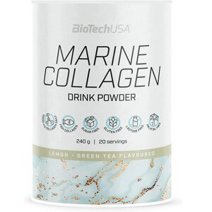 Хондропротектор для спорту BioTechUSA Marine Collagen 240 g /20 servings/ Green Tea Lemon