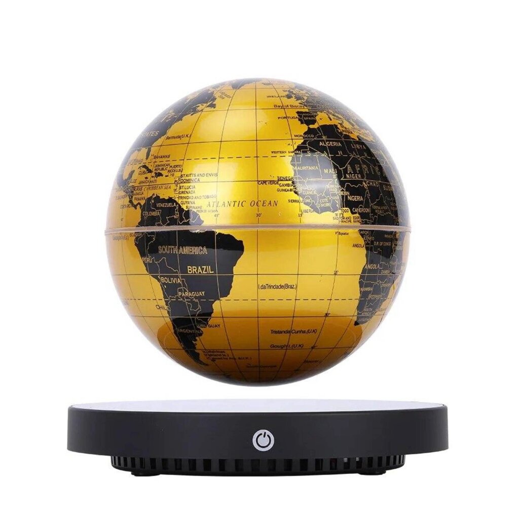 Левітуючий глобус Levitating globe 6 дюймів Gold (LPG6001GL) від компанії Придбай - фото 1