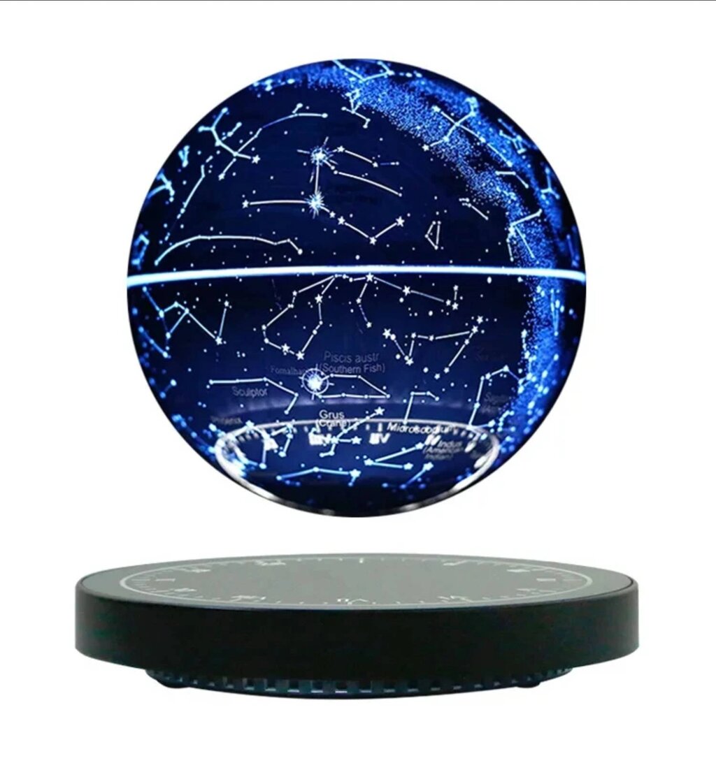 Левітуючий глобус Levitating globe Зоряне небо 6" 16 см (LPG6001ZNBV2) від компанії Придбай - фото 1