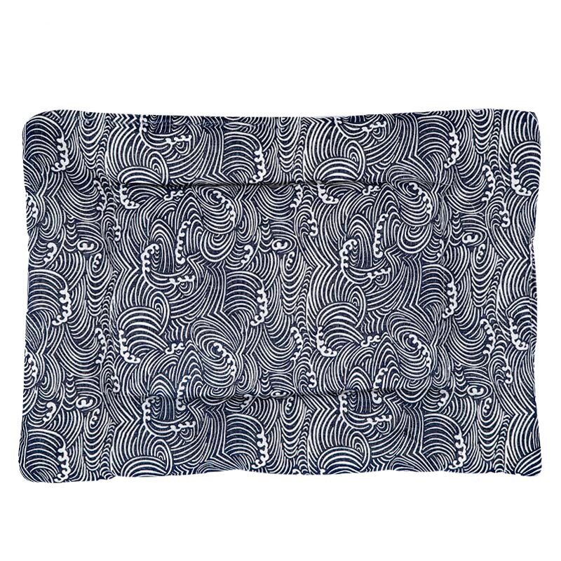 Лежак для котів та собак Taotaopets 563301 Waves L Синій (10338-62460) від компанії Придбай - фото 1