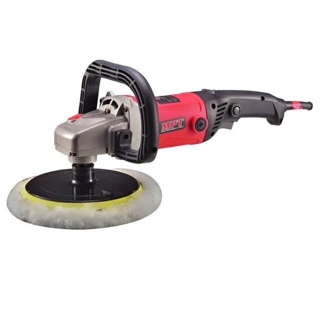 Машина кутова полірувальна MPT 180 мм 1200 Вт 600-2700 об / хв Black and Red (MPO1203) від компанії Придбай - фото 1