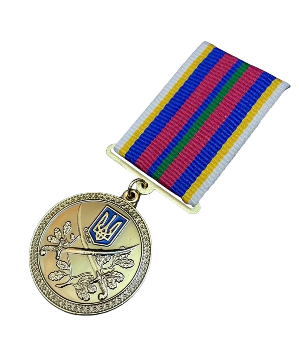 Медаль За долю у бою Collection з посвідченням 32 мм (hub_iid1h9) від компанії Придбай - фото 1