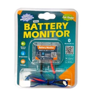 Тестер стану автомобільного акумулятора No Brand з Bluetooth 12V BM6 Різнокольоровий (H051199)