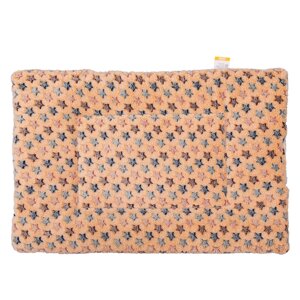 Лежак для котів та собак Taotaopets 573301 Yellow Stars L 50*70 cm Жовтий-персиковий (11057-62436)