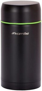 Термос TermoPro харчової Merikano 1000 мл з нержавіючої сталі Kamille DP43922