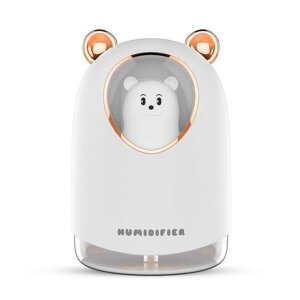 Зволожувач повітря Humidifier A205 Bear з RGB підсвічуванням 300ml White (3_02605)