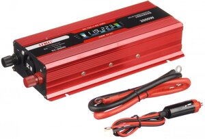 Перетворювач напруги 12 в 220В 2000Вт Авто інвертор c LCD екраном UKC 12V 220V 2000W (1756375643)