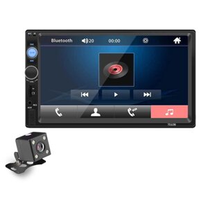 Автомагнітола із сенсорним екраном Lesko 7010B-little WinCE 2DIN та Камера заднього виду SMT 12013/1