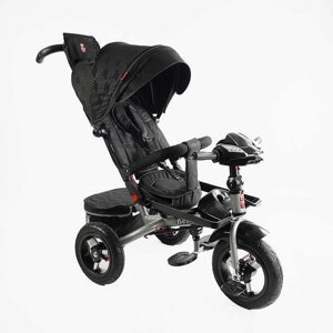 Дитячий велосипед Best Trike поворотне сидіння складане кермо Чорний 164865
