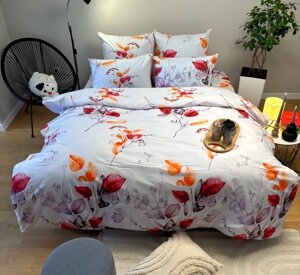 Постельное белье Кіт Муркіт Семейный 150х220 см Разноцветный (VD-8226-Ізабель-4)