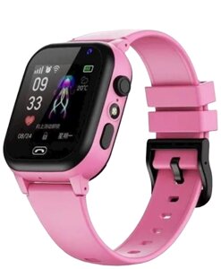 Смарт-годинник дитячі Smart Watch C005 GPS SIM Pink (18331-hbr)