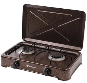 Настільна газова плита Yucel O 200 LPG 2 конфорки Темно-коричневий (2104618737)