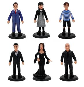Набір фігурок Banpresto The Addams Family Wednesday Addams 9-10 см 6 шт Різнобарвний