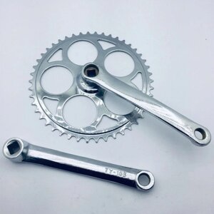 Шатун Feel Fit для дорожнього велосипеда під квадратний вал 46т 165 мм