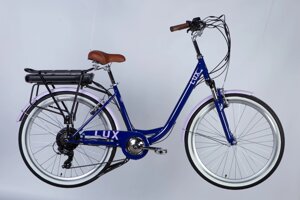 Електровелосипед Dorozhnik eLux 17" ST 26" 36B 12.5А/год 500Вт Ліловий (ELB-D-26-227)