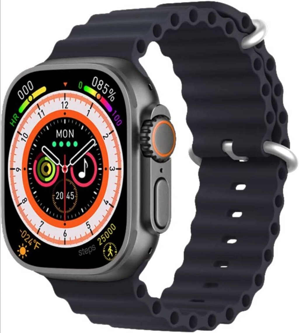 Розумний годинник IWO Ultra series 8 Black Midnight Ocean (IW000US8BMO) від компанії Придбай - фото 1