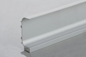 Профіль C-подібний для фасадів без ручок (ФБР) з пазом під LED-підсвітку L = 5950 мм алюміній