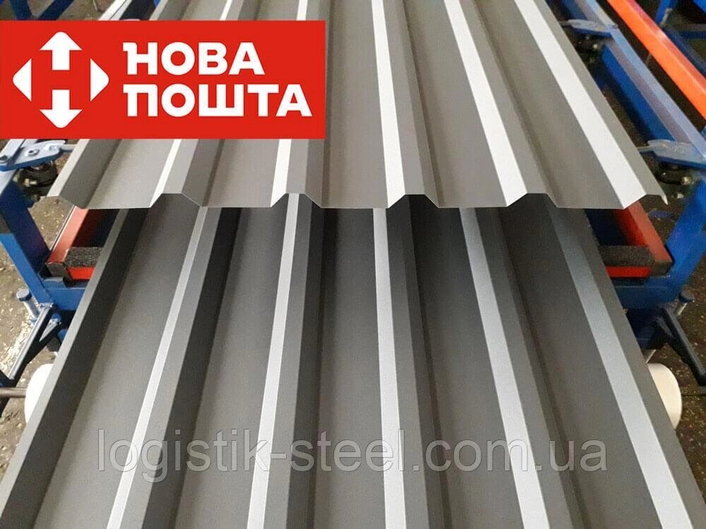 Профнастил покрівельний, , Т-35 ПК-35 ширина 1150 мм товщина 0,45 мм хвиля 35 мм від компанії Логістик Сталь - фото 1