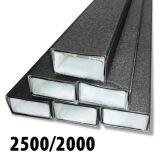 Стовп для паркану 60*40*2500 з покриттям у колір штакетника оцинкований від компанії Логістик Сталь - фото 1