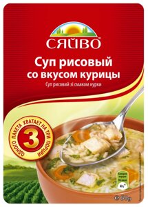 Суп Рисовий зі смаком Курки 60гр ТМ СЯЙВО