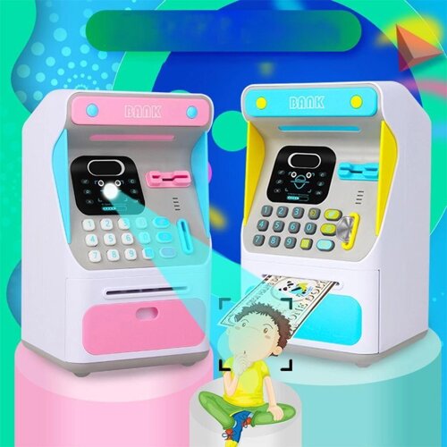 Електронна скарбничка — сейф банкомат 7012A, музика, світло