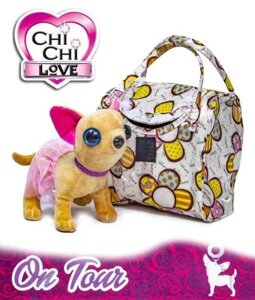 Собачка, собака ЧиЧіЛав (Chi Chi Love) у сумці, 5 видів, гавкає — 350 г