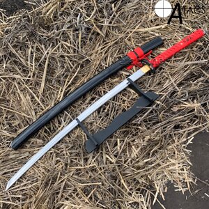 Самурайський меч "Кров диявола" з подарунковою коробкою+підставка