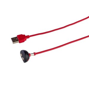Магнітний кабель з індикатором для заряджання червоного кольору Fun Factory Usb magnetic charger Talla