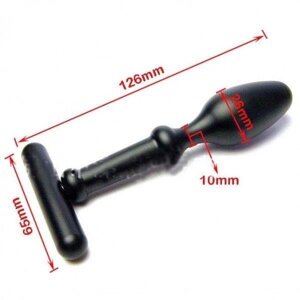 Анальна втулка сталева чорна IXI46800 Talla