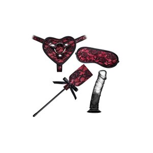 Набір секс іграшок для пар преміум колекція червоно-чорний Guilty Pleasure 4 предмета Talla