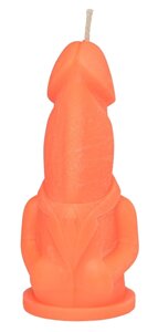 Свеча LOVE FLAME - gentleman orange fluor, CPS05-orange talla