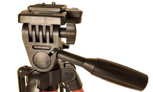 Універсальний штатив трипод TriPod 380A 0.5-1.35м розкладний для камери і телефону переносний з рівнем і чохлом