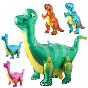 3D динозавр повітряні кулі фольга стоячи зелений динозавр таністрофеус дракон день народження деко вечірка