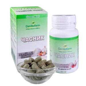 Часник у таблетках 90 шт по 0.4 г Код/Артикул 15-029