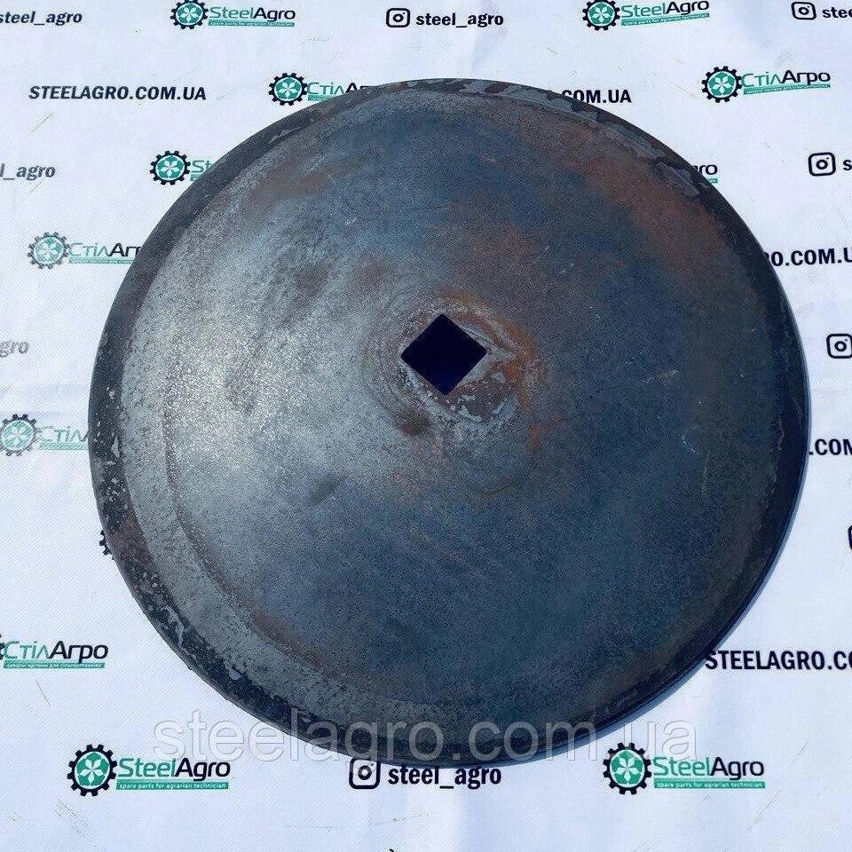 Диск борони Gregoire Besson D=710 мм, кв51х51мм, h=8мм гладкий ст30МпВ5 Грегорі бессон (851003798/851003898) від компанії greencard - фото 1