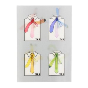 Листівка 3D "краватки" Код/Артикул LP344