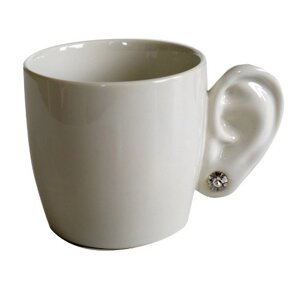 Чашка "Вухо", біла Код/Артикул EX22WH