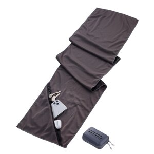 Полотенце для фітнесу Troika, ефект охолодження, сіре Код/Артикул TWL20/GY