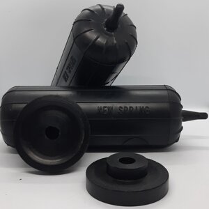 Комплект пневмобалонів у пружини NEW SPRING 95х255х11мм торець 2 шт + 2 проставкиКод/Артикул 482.95.255.11.4.Т.