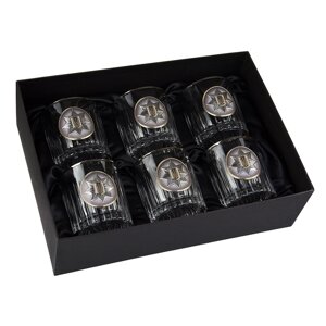 Набір келихів для віскі "Нацполіція України" Boss Crystal, 6 келихів Код/Артикул B6MVS2PGD