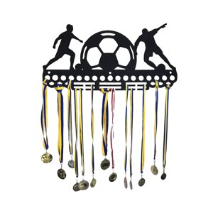 Вішалка для медалей DecorPlace Футбол 58х28 см Чорний Код/Артикул а275